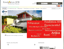 Tablet Screenshot of fondationjdb.org